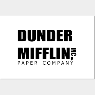 The office - dunder mifflin logo - tv show Posters and Art